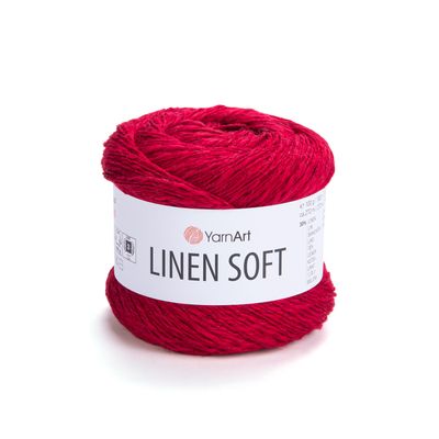 YarnArt Linen Soft 7323 - Red