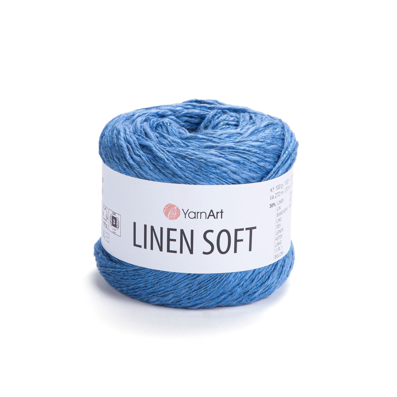 YarnArt Linen Soft 7318 - Blue YarnArt Linen Soft 7318 - Blue