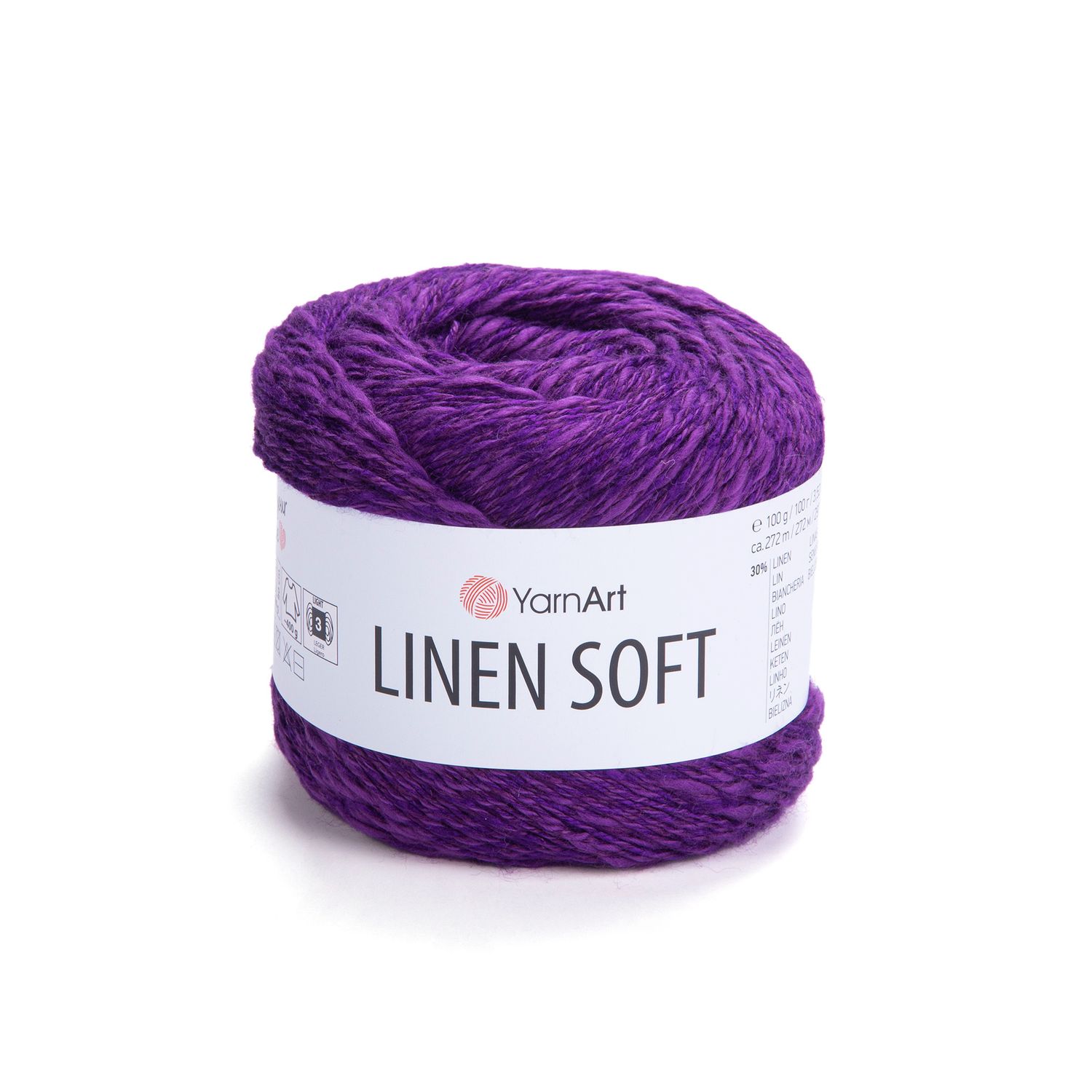 YarnArt Linen Soft 7324 - Purple YarnArt Linen Soft 7324 - Purple