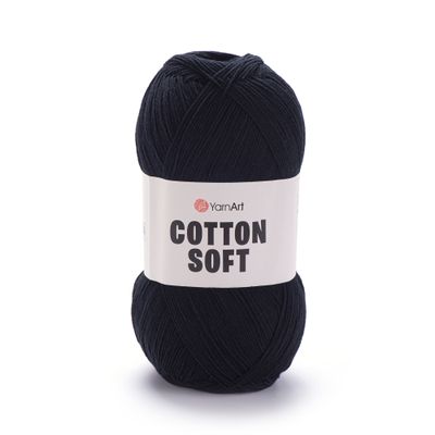 YarnArt Cotton Soft - 53 Black YarnArt Cotton Soft - 53 Black