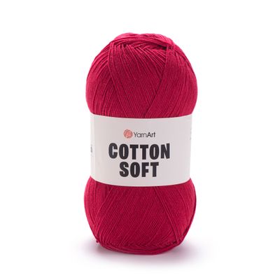 YarnArt Cotton Soft - 51 Cerise Red YarnArt Cotton Soft - 51 Cerise Red