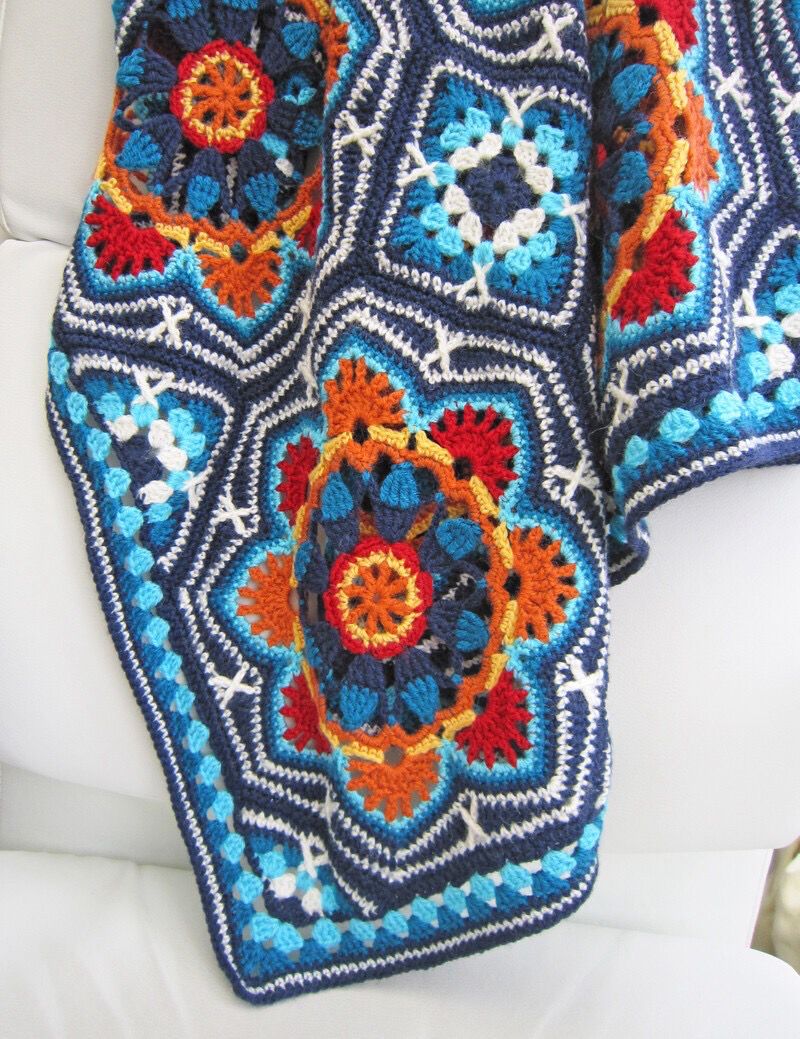Persian Tiles Crochet Blanket Pack - Wendy Supreme Persian Tiles Crochet Blanket Pack - Wendy Supreme