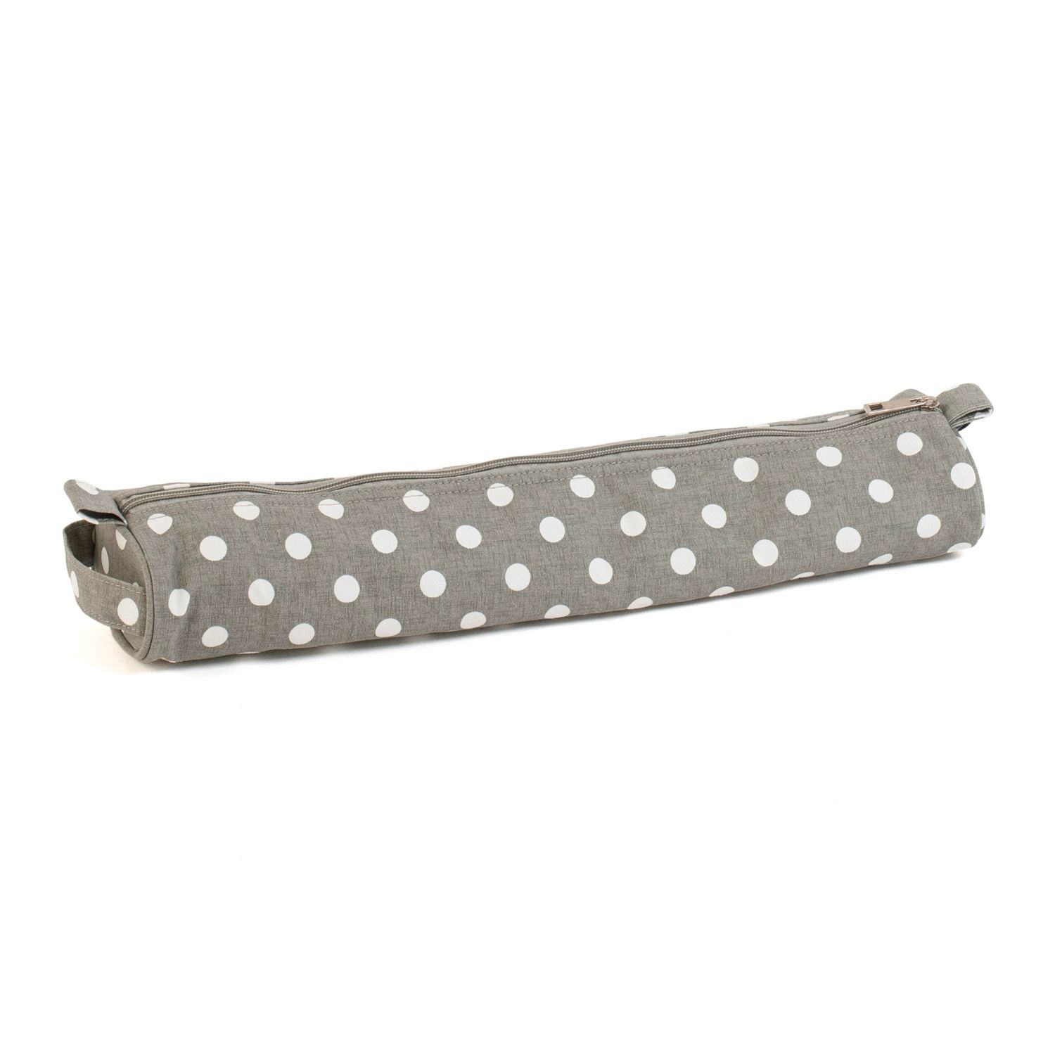 Knitting Needle Pin Case Bag - Grey Dots