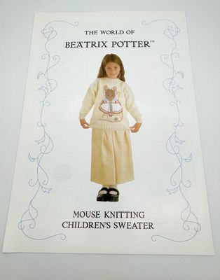 Vintage Beatrix Potter Mouse Sweater Pattern