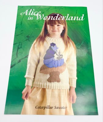 Vintage Alice in Wonderland Caterpillar Sweater Pattern
