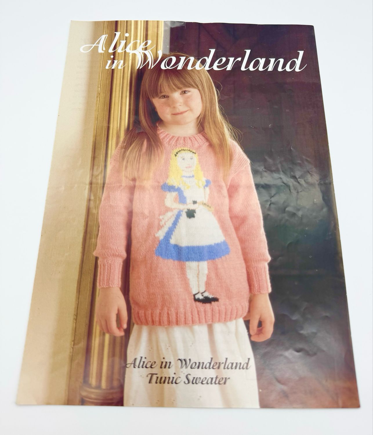 Vintage Alice in Wonderland Alice Sweater Pattern