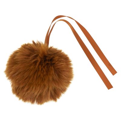Faux Fur Pom Pom 11cm Cinnamon Faux Fur Pom Pom 11cm Cinnamon