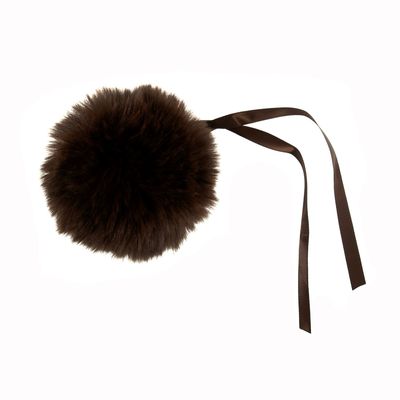 Faux Fur Pom Pom 11cm Brown Faux Fur Pom Pom 11cm Brown