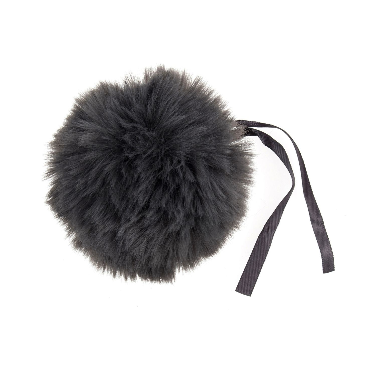 Faux Fur Pom Pom 11cm Grey Faux Fur Pom Pom 11cm Grey