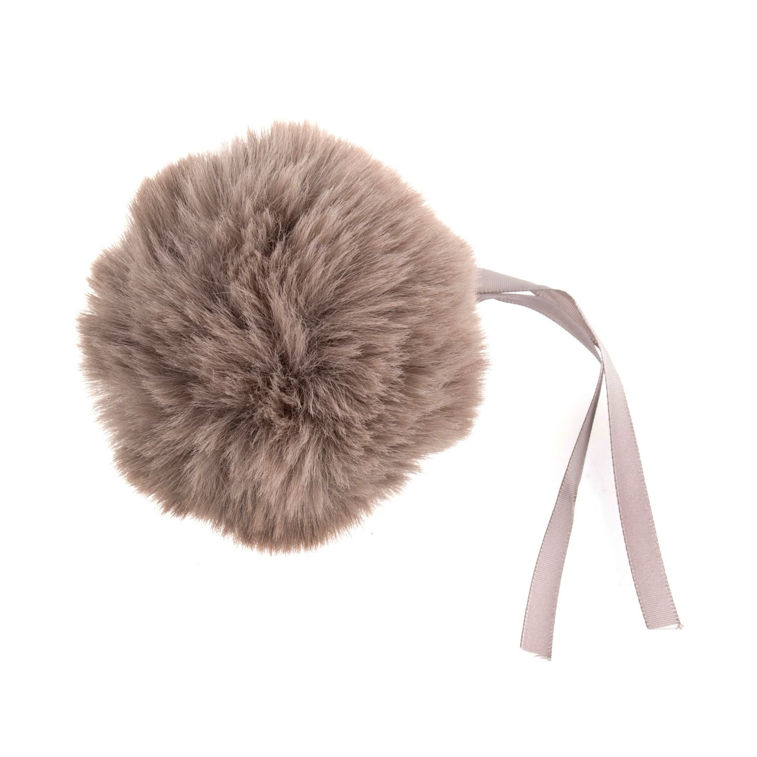 Faux Fur Pom Pom 11cm Mink Faux Fur Pom Pom 11cm Mink