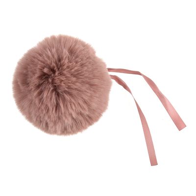 Faux Fur Pom Pom 11cm Dusky Pink Faux Fur Pom Pom 11cm Dusky Pink