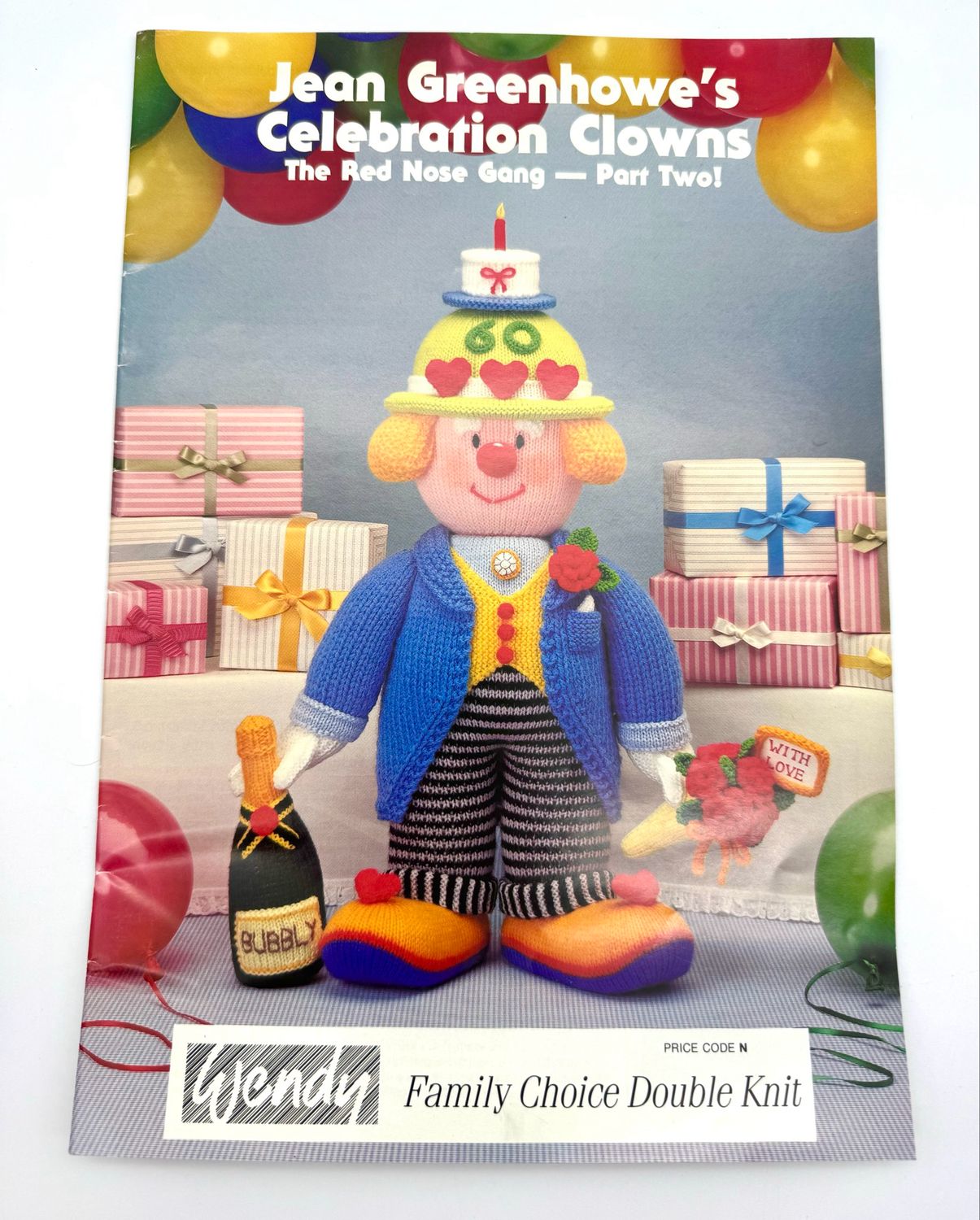 Vintage Jean Greenhowe’s Celebration Clowns Booklet