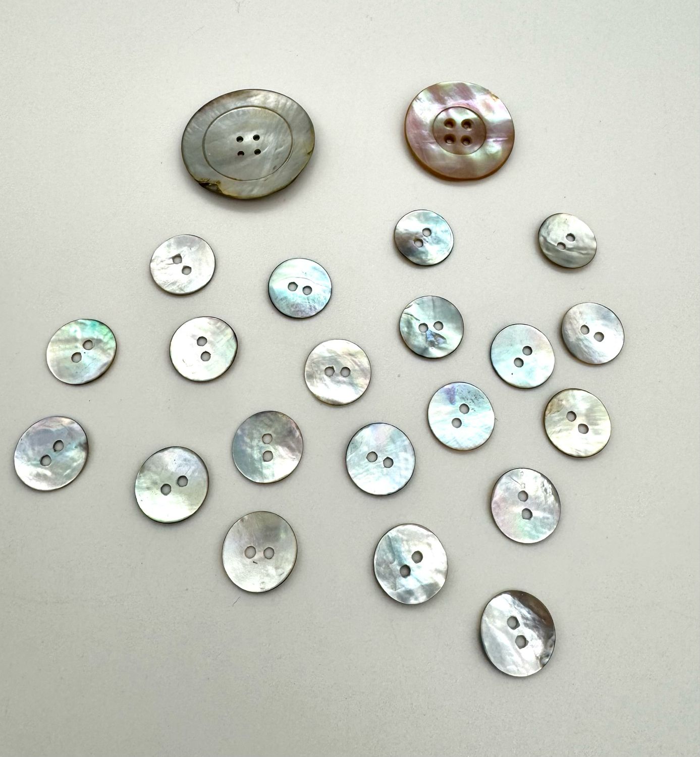 Vintage Collection of Shell Buttons