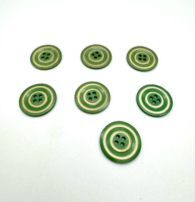 Vintage Collection of Green Buttons