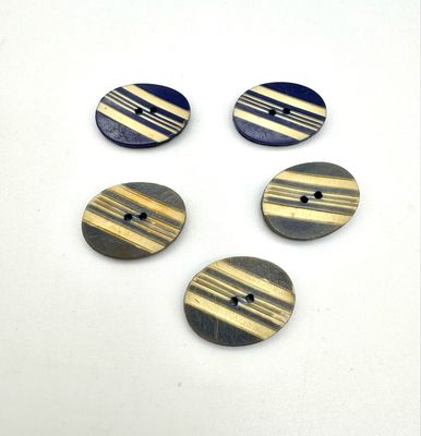 Vintage Collection of Blue Buttons