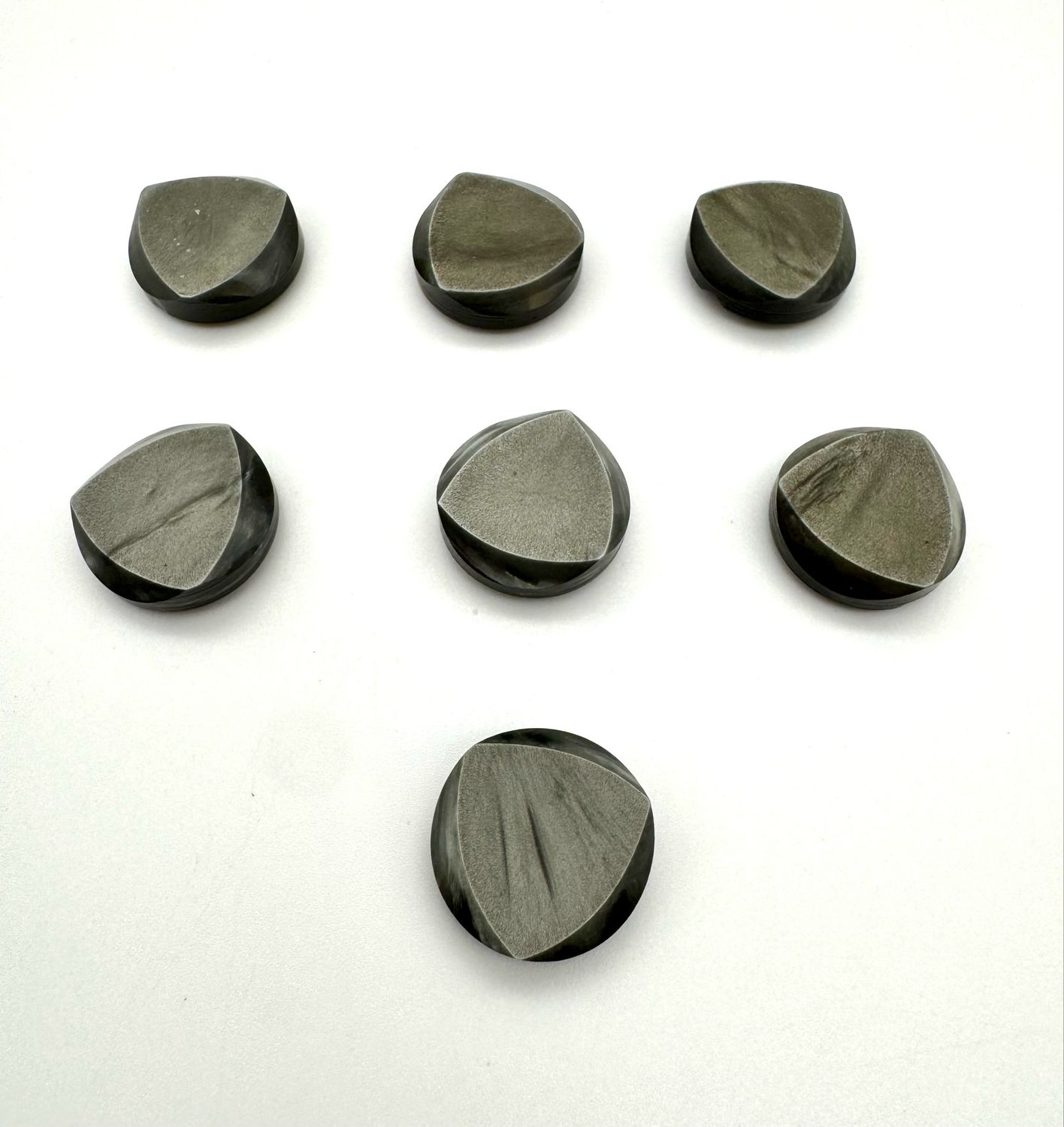 Vintage Collection of Unique Grey Buttons