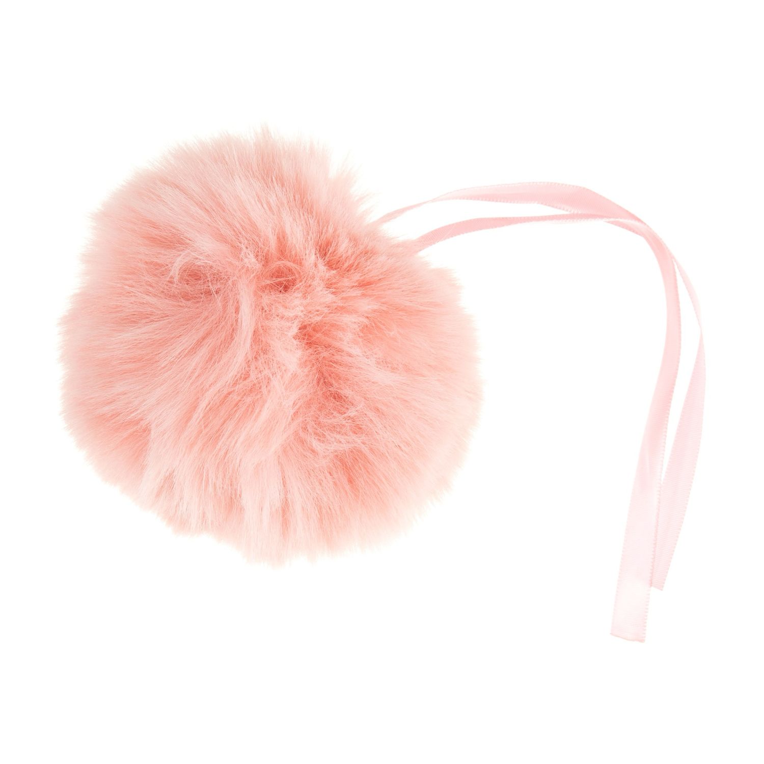 Faux Fur Pom Pom 11cm Bright Pink Faux Fur Pom Pom 11cm Bright Pink