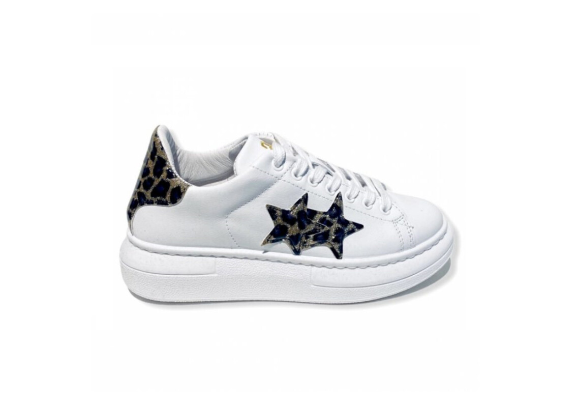 2STAR SNEAKERS BIANCO | PALERMO | LEONE COLLECTION
