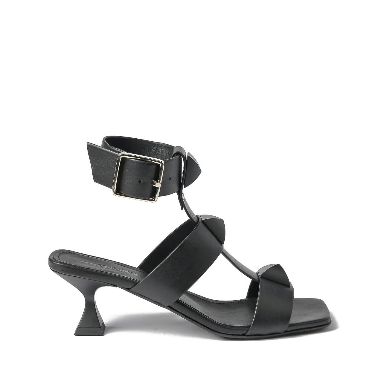 Sandalo Sinan nero con borchie - Aversa Shoes Srl