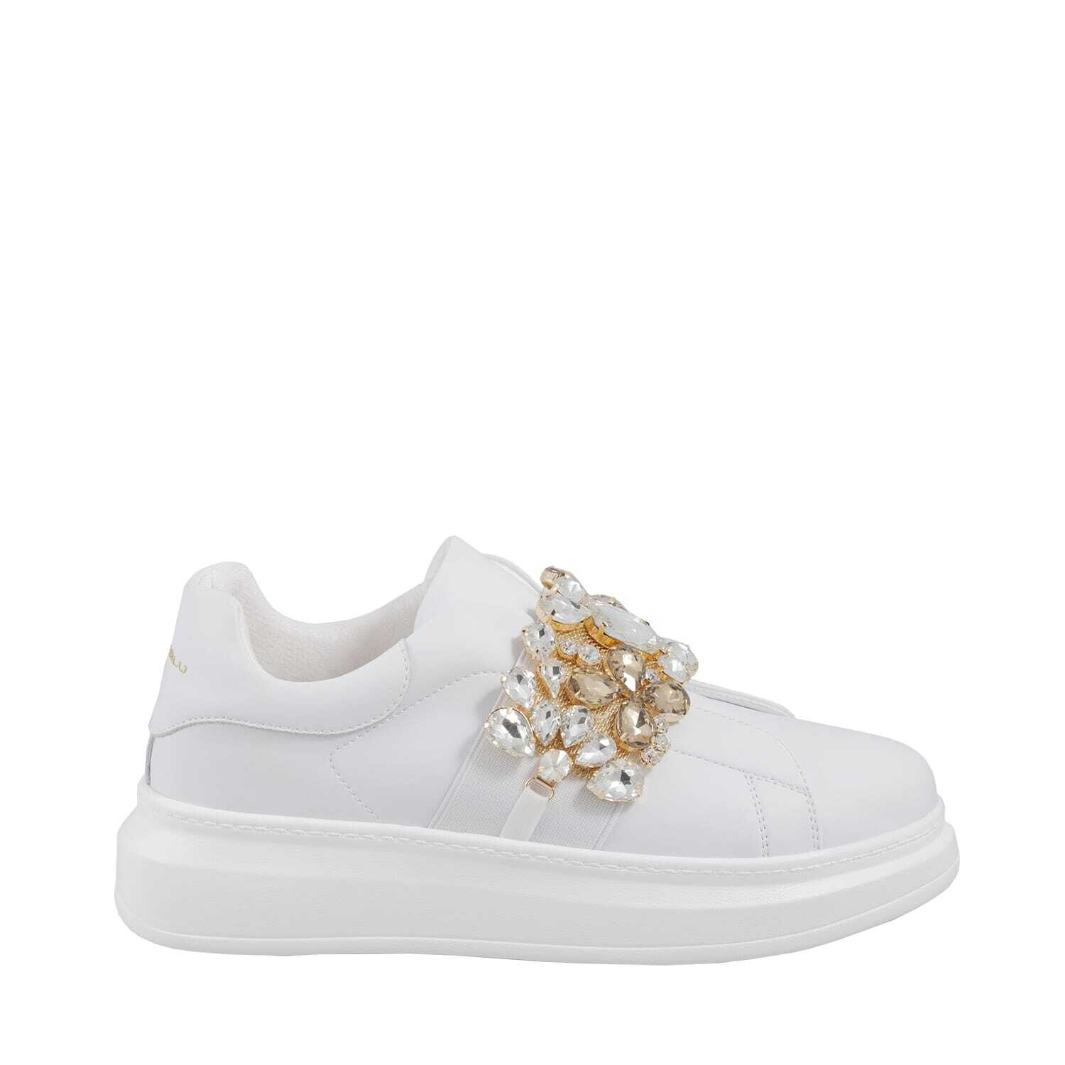 RICHMOND Sneakers gioiello Colore Bianco Misura scarpe 36