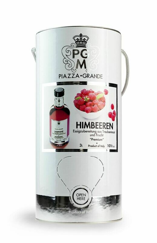 Himbeer Balsamico Essigzubereitung aus Modena ab Himbeer Balsamico Essigzubereitung aus Modena ab