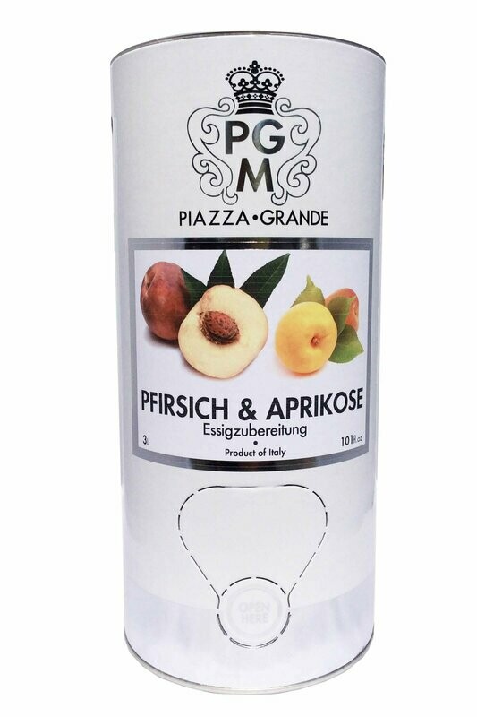 Pfirsich/Aprikose Balsamico Essigzubereitung aus Modena ab Pfirsich/Aprikose Balsamico Essigzubereitung aus Modena ab