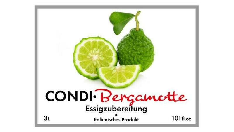 Bergamotte Balsamico Essigzubereitung aus Modena Bergamotte Balsamico Essigzubereitung aus Modena
