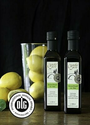 Olivenöle extra virgine mit Zusatz natürlicher Aromen