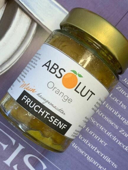 Orange Fruchtsenf