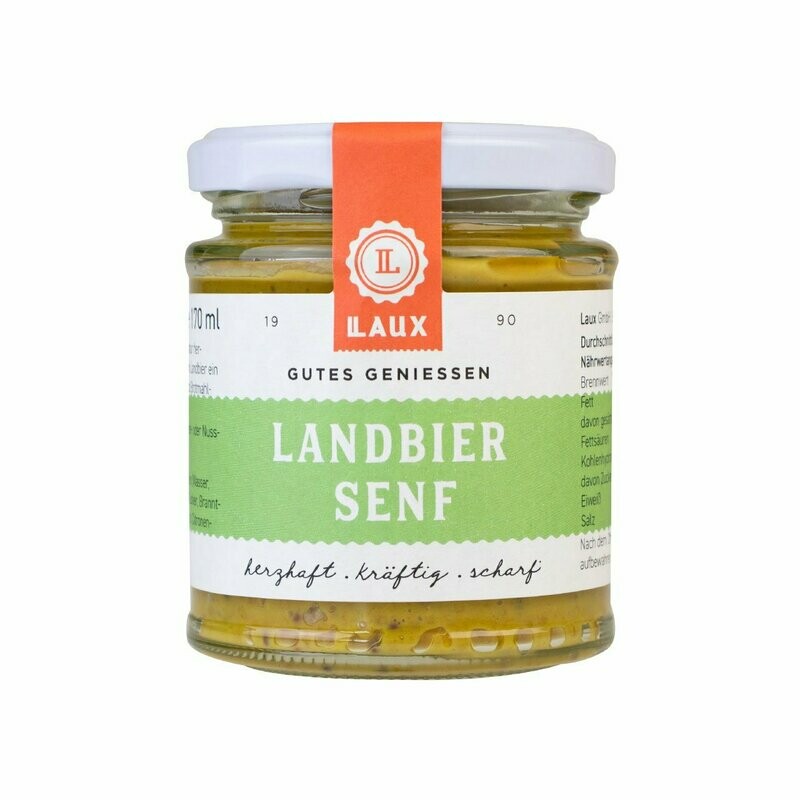 LANDBIER SENF - HERZHAFT & SCHARF LANDBIER SENF - HERZHAFT & SCHARF