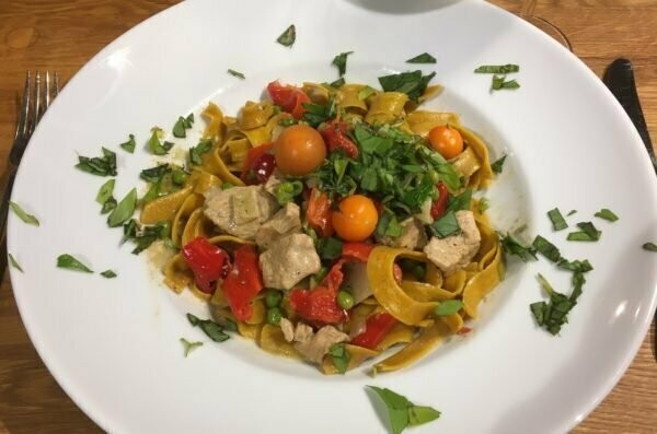 Dinkel Curry Nudeln Dinkel Curry Nudeln