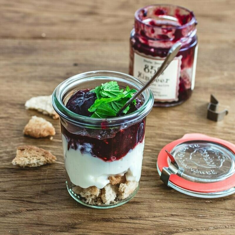 HIMBEER KONFITÜRE EXTRA 85% 180 g HIMBEER KONFITÜRE EXTRA 85% 180 g