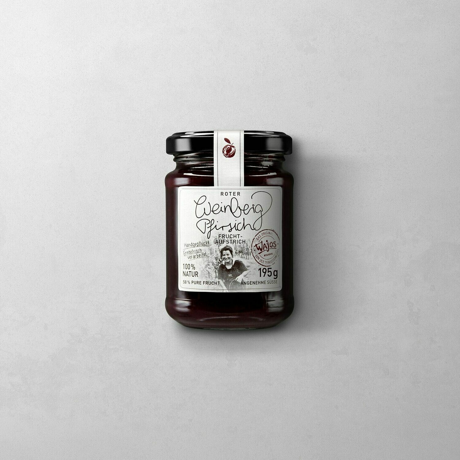 ROTER WEINBERGPFIRSICH FRUCHTAUFSTRICH  195 g
