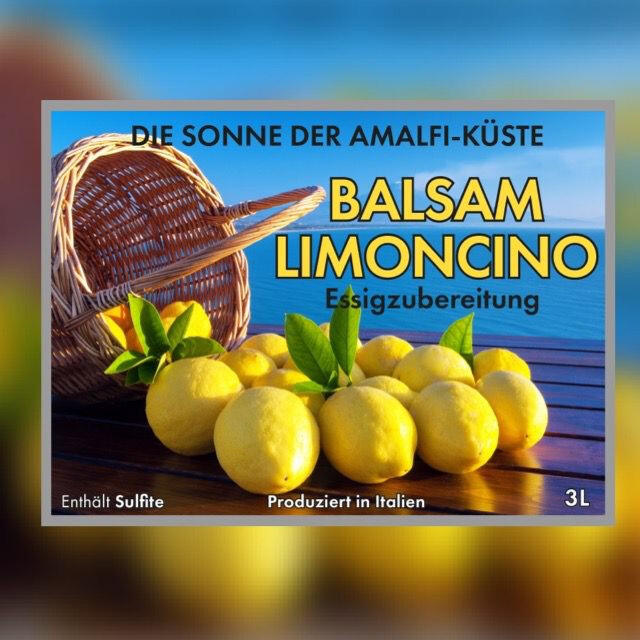 Balsam Limoncino Originale di Modena Essigzubereitung ab Balsam Limoncino Originale di Modena Essigzubereitung ab