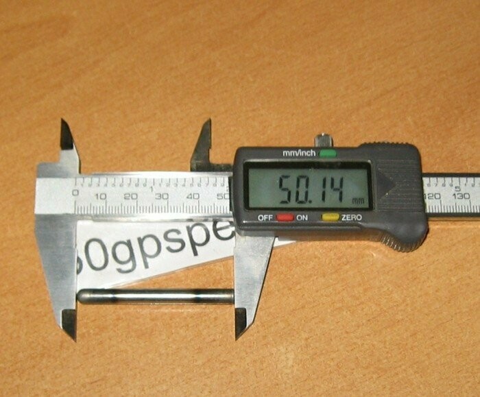 ASTA FRIZIONE 5X50mm  MINARELLI P6-K6- P4 RV