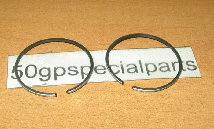 SEGMENTI SPECIALI D.46,5 S10 CROMATI MINARELLI P6 P4 ALLUMAK 75cc