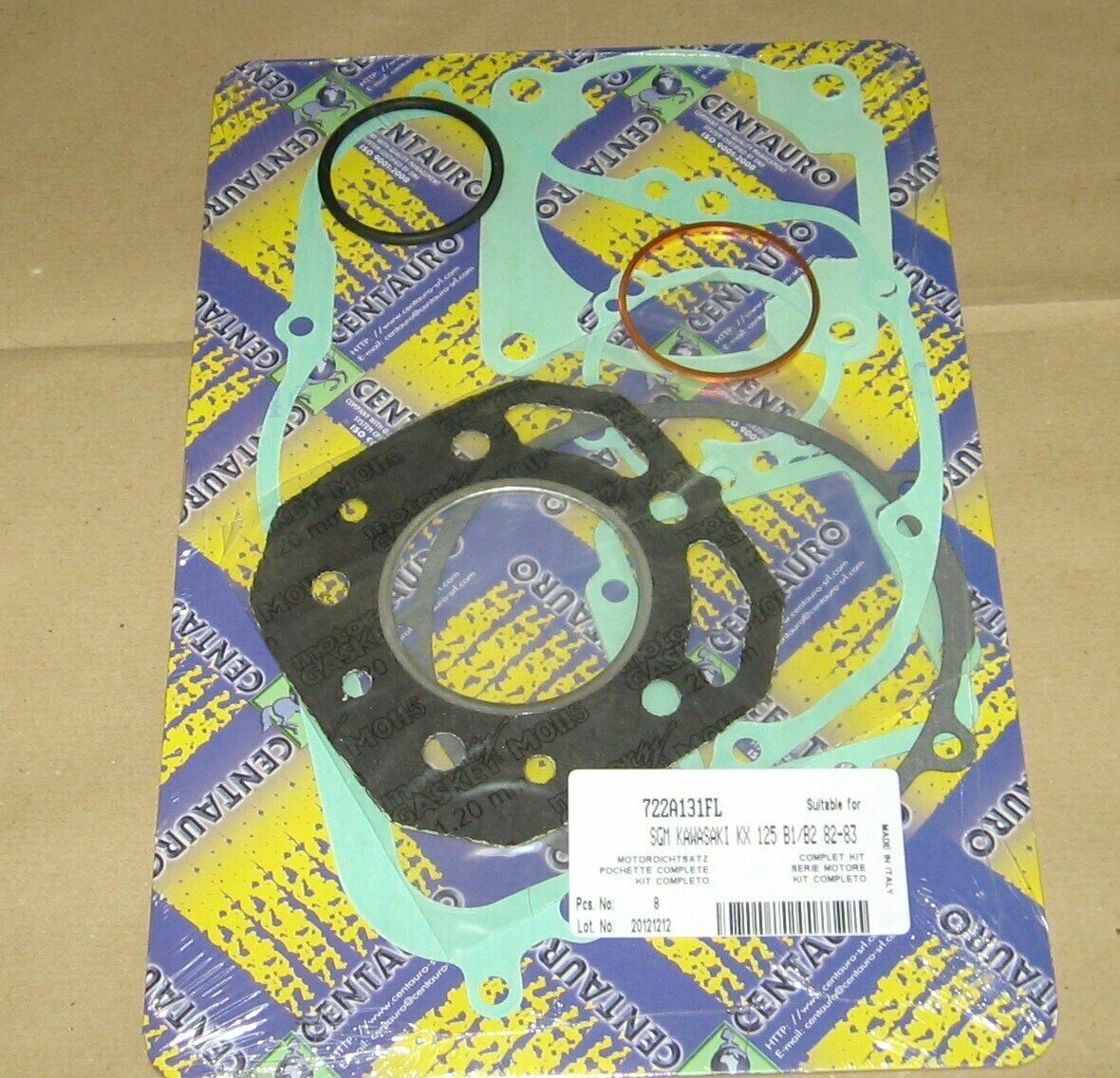 KAWASAKI KX 125 B1-B2
SERIE GUARNIZIONI MOTORE