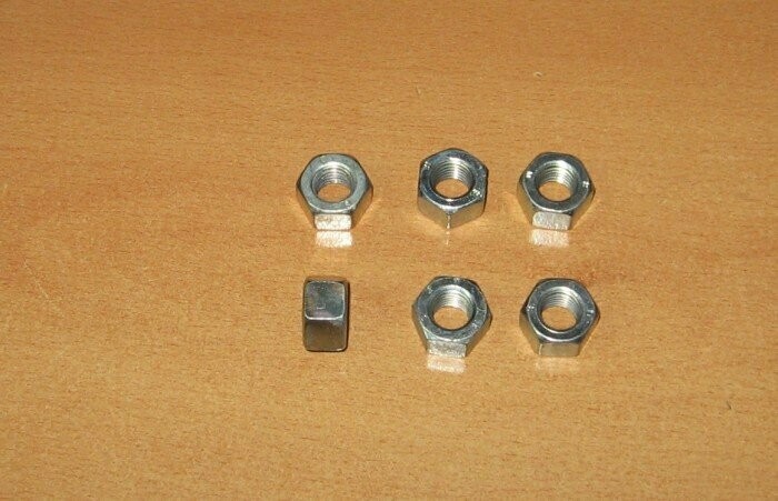 DADI M12X1,75 H12 PERNO RUOTE MOTOCICLO CONF.6PZ