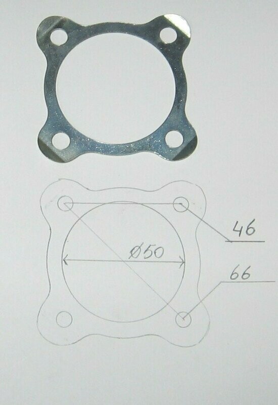 PIASTRA SICUREZZA FERMA VITE CORONA PER VITE D.7mm