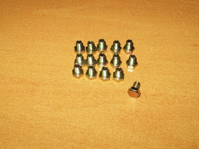 VITE M5X8 GIALLA C.RESISTENZA 8.8 CONF.15VITI