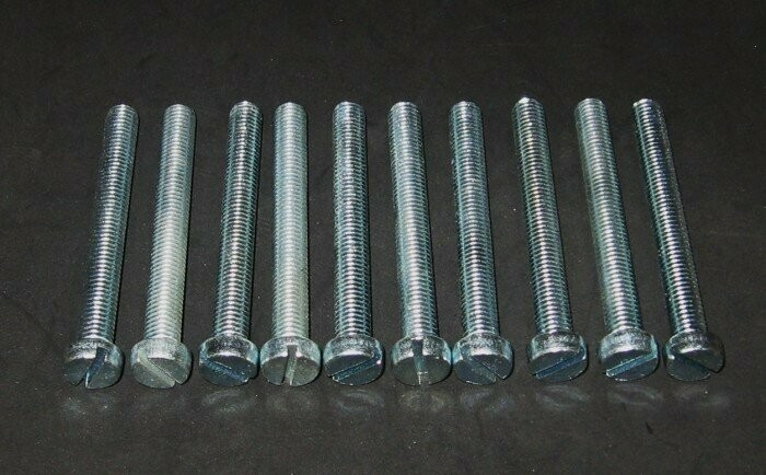 VITE M8X55-60-70 INTAGLIO CACCIAVITE ZINCATA