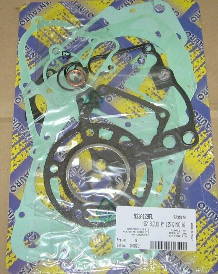 SUZUKI RM 125 G MOD. 86
SERIE GUARNIZIONI MOTORE