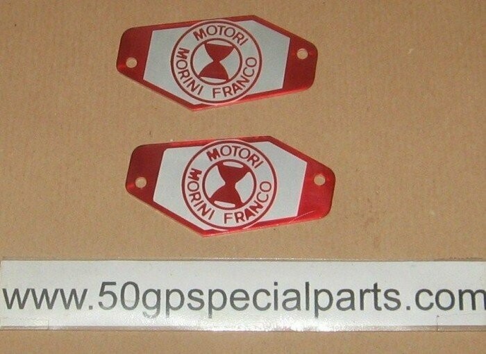 ETICHETTE MOTORE COPPIA  FRANCO MORINI 48cc.2T.