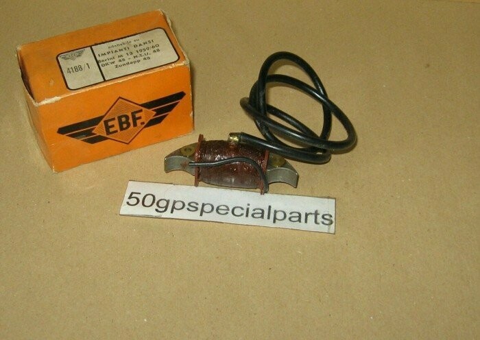 BERINI DKW NSU ZUNDAPP 48cc. BOBINA ACCENSIONE EBF 4188/1 IMPIANTO DANSI