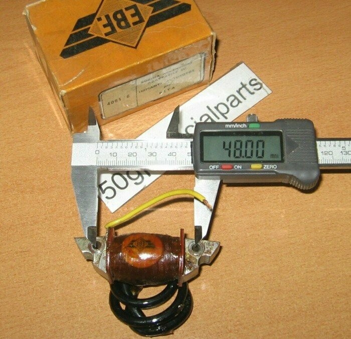 BETA 49 50cc. BOBINA ACCENSIONE EBF 4061/6 CON FILO ATTACCO CANDELA