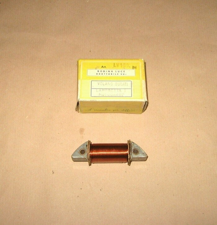 LAMBRETTA MOTOCARRO LJ BOBINA LUCE VOLANO DUCATI 4P