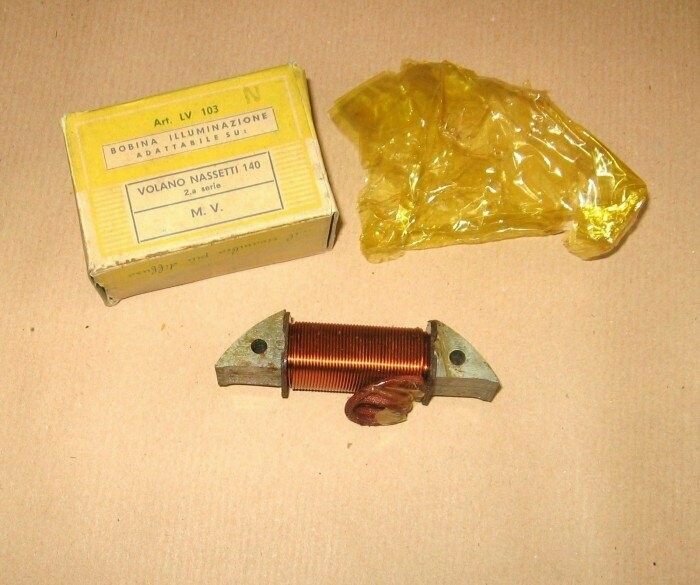 MV MOTOBI BOBINA ILLUMINAZIONE VOLANO NASETTI 140 2S°