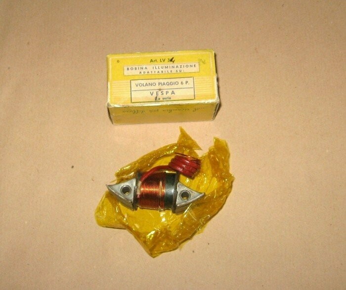VESPA 1 SERIE BOBINA ILLUMINAZIONE VOLANO PIAGGIO