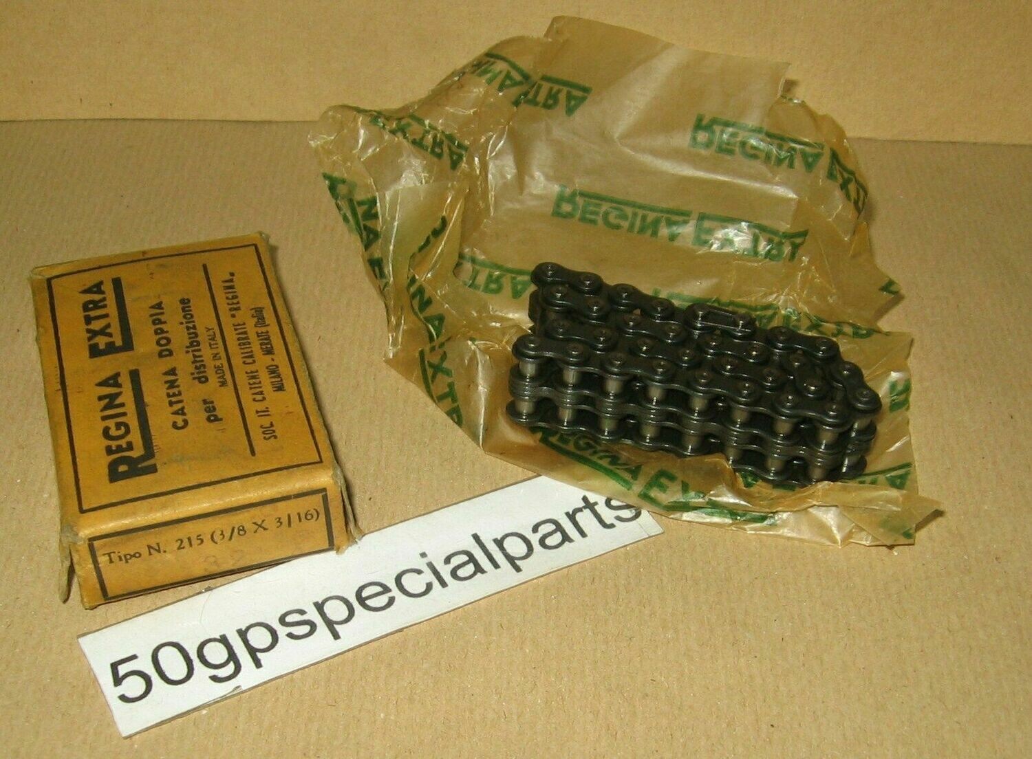 CATENA  DISTRIBUZIONE MOTORE 215X32 REGINA EXTRA GILERA GUZZI PARILLA MV BENELLI BIANCHI ?