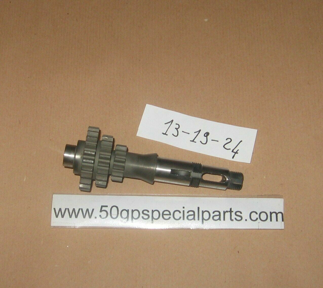 LAVERDA 75cc-100cc 4T. ALBERO PRIMARIO CAMBIO 3MARCE RAPPORTI 13-19-24